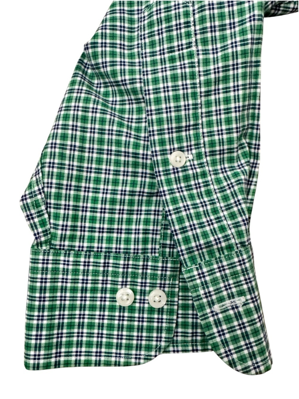 Lauren Ralph Lauren Men's Classic Fit Gingham Button-Down Shirt, Size 17.5 34/35 - Picture 4 of 5